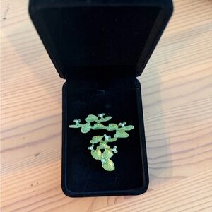 Green Floral Leaf Cluster Brooch - men’s groom brooch women’s  Jewelry